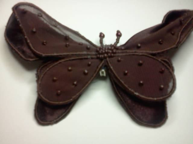 Brown Fabric Butterflies* - Click Image to Close